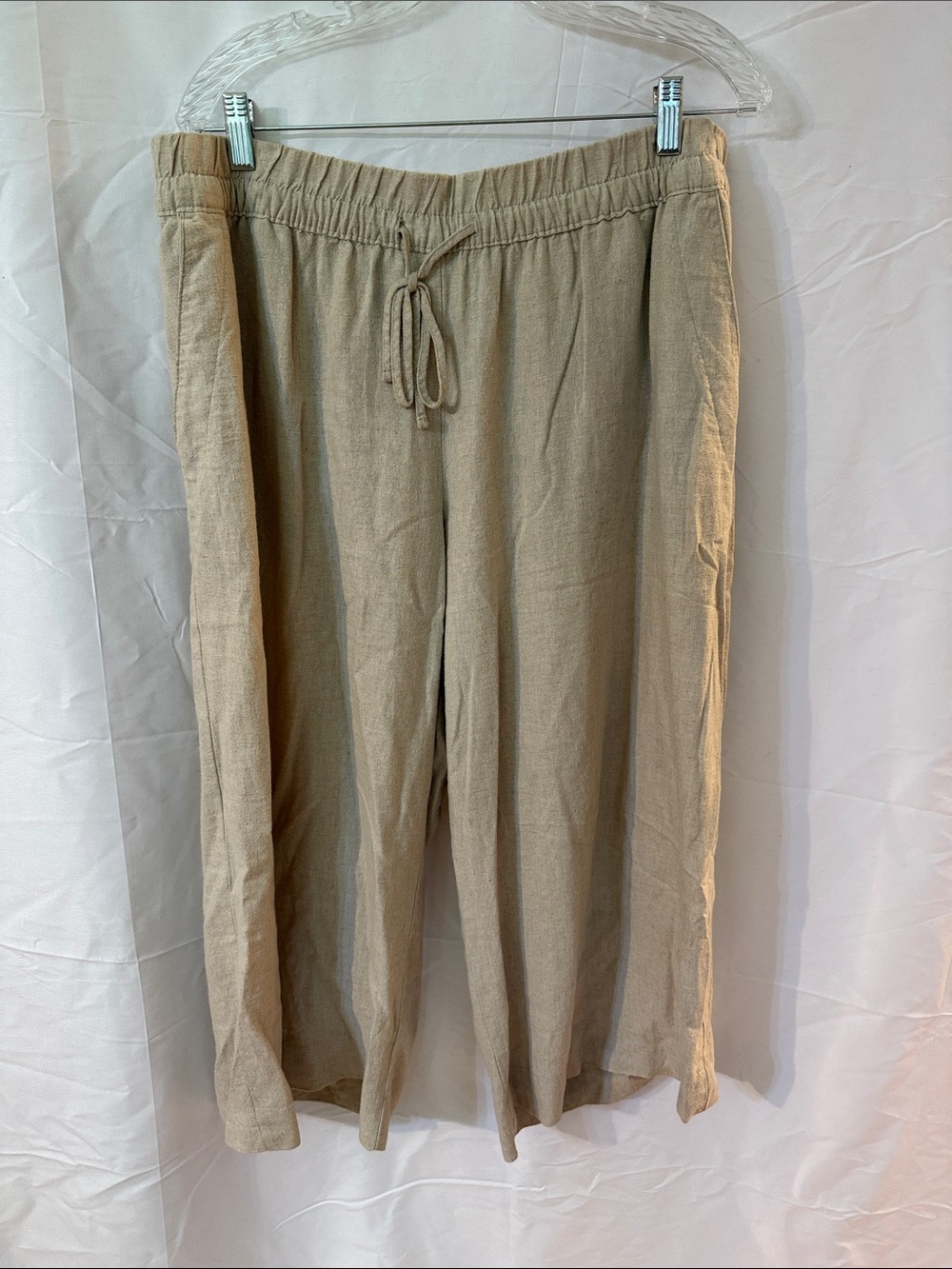a new day Tan Drawstring Casual Chinos